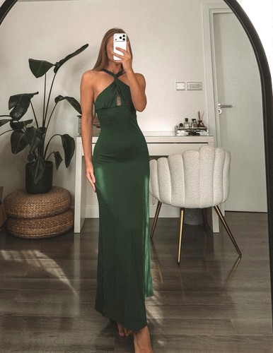Zara long halter crossed - zara,