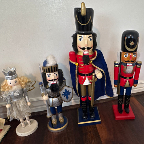 Christmas nutcracker figures - christmas,
