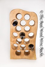 New Real Wood Wine Rack Bottle Storage, 17 Bottles, Rook 17, Kitchen / Bar