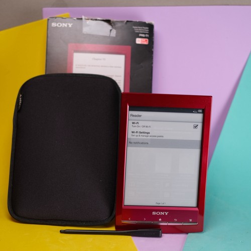 Sony prs burgundy red - prs-t1, /