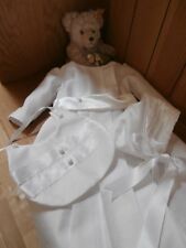 CHRISTENING GOWN, BONNET, BIB