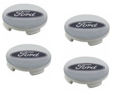 4Pcs FORD SILVER FITS MOST
