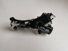 Retro MTB Shimano Deore LX SGS RD-M567 Rear Derailleur Long Cage 8 Speed Black
