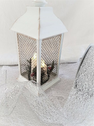 Silver mesh web glitter - silver, dots