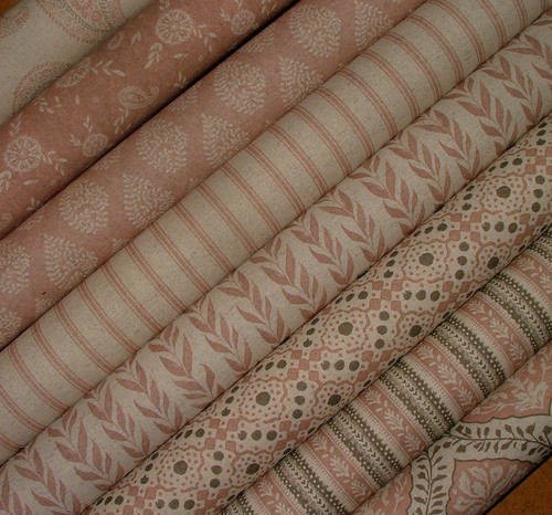 Linen blend curtain fabric - blend,