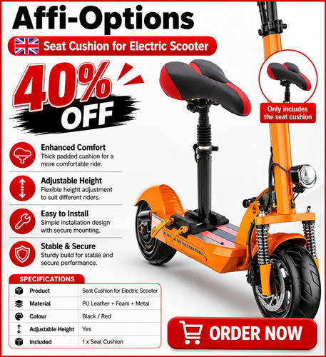 Adjustable height scooter seat - height,