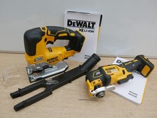 DeWALT DCS334 18v BRUSHLESS CORDLESS JIGSAW & DCS355 MULTI TOOL BARE UNITS