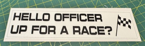 Hello officer for a race - officer,