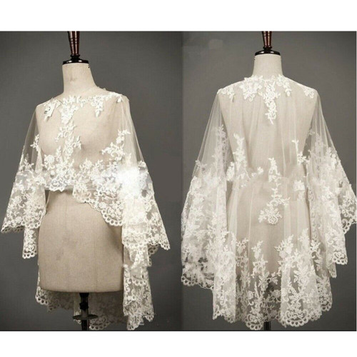 Wedding cape lace - cape, bridal