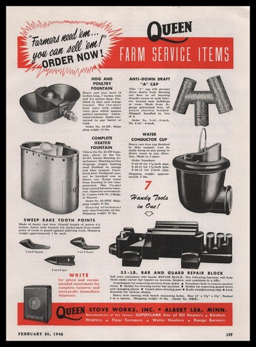 1948 queen stove works albert - queen,