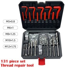 131Pcs Thread Repair Kit HSS