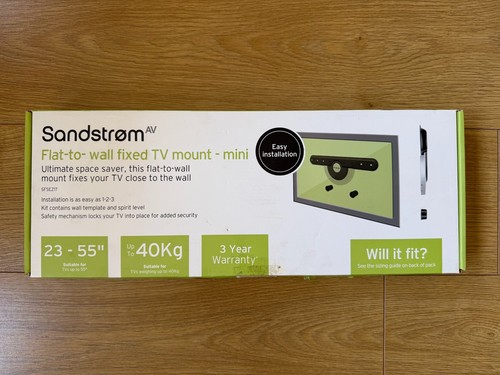 Sandstrom sfsez17 flat wall - to,