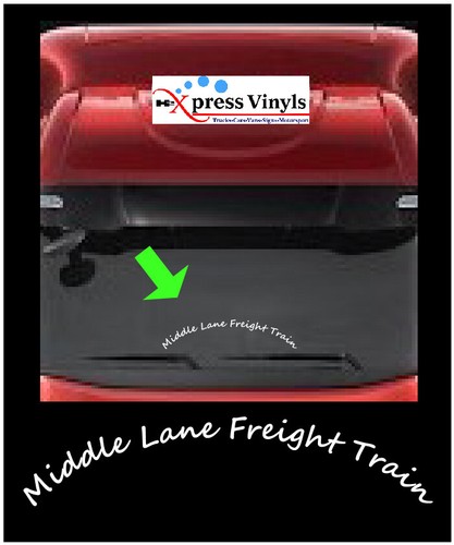 Middle lane freight - middle,