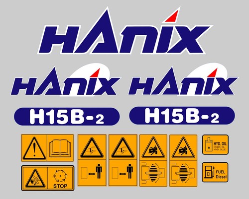 Hanix h15b digger complete - hanix,