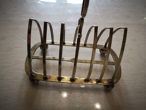 Silver plated toast - plated,