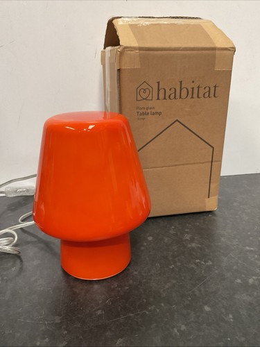 Habitat flore glass table lamp - flore,