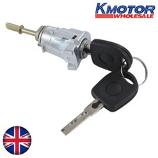 Door Lock Barrel & 2 Keys Front Left side For 1997-2006 VW Golf 4 Mk4 VW Bora