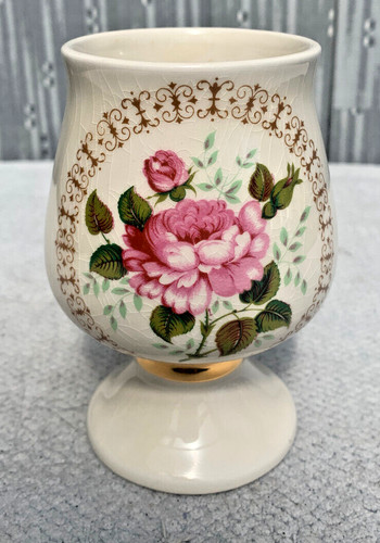 Cream prinknash goblet with - cream,