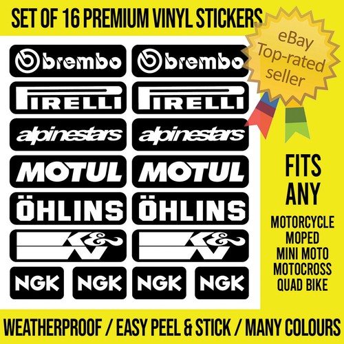 Motorcycle decals belly - motorcycle,