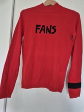 Bella Freud 'FANS' Red Jumper