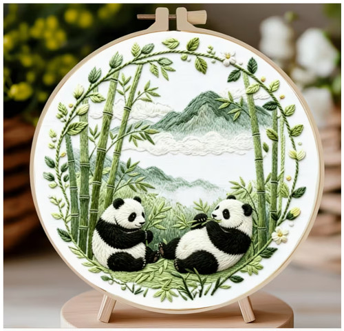 Embroidery hoop kit 20cm - embroidery,