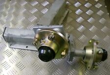 TRAILER SUSPENSION UNITS 4" PCD GALVANIZED 500KG EXTENDED WITH HUBS & BEARINGS