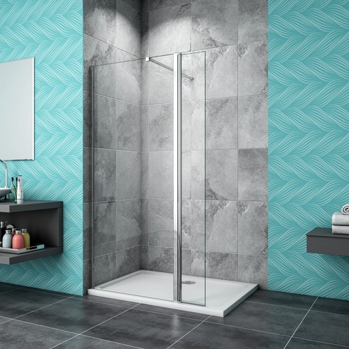 Wet room walk enclosure - room, in