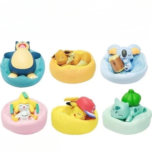 Pokemon sleeping figures - sleeping,
