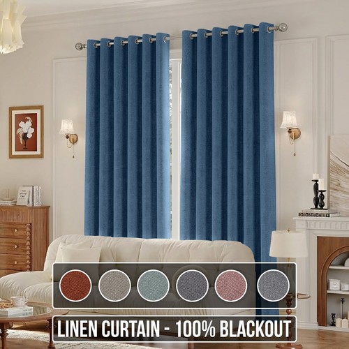 Luxury blackout curtains super - blackout,