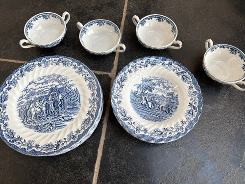 Staffordshire china dinner set