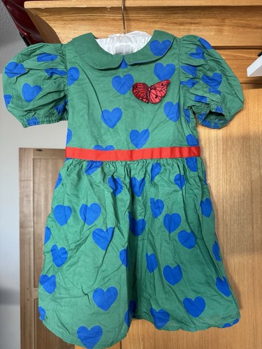 Mini rodini green blue heart - blue,