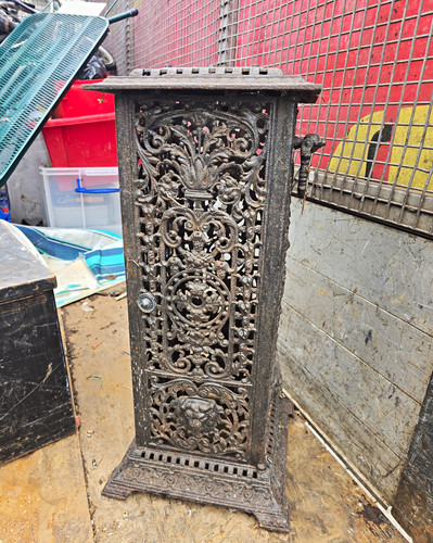 Ornate black cast iron - cast, heating