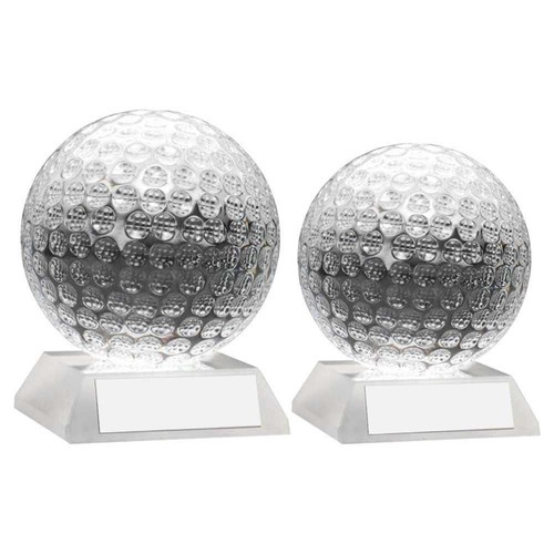 Solid glass golf ball - 3d,