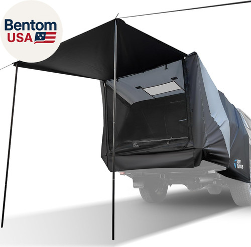 Truck tent with - with, awning,