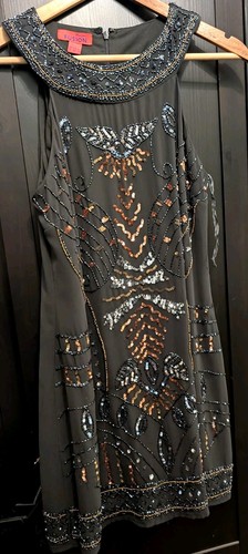 Monsoon fusion black beaded - fusion,
