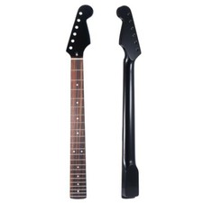 Maple Electric Guitar Neck For 22 Frets Matte Black Ku