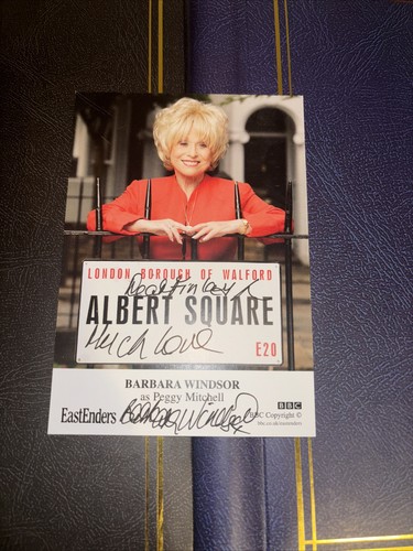 Barbara windsor hand signed - windsor,