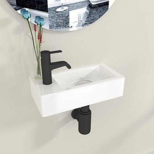 Bathroom wash basin - bathroom, wall