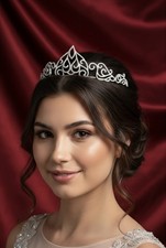 Tiara Silver Swarovski
