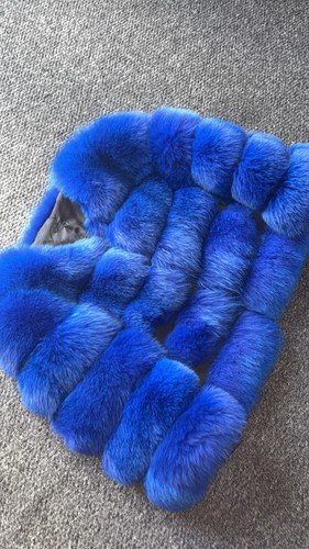Real fox fur coat - , royal