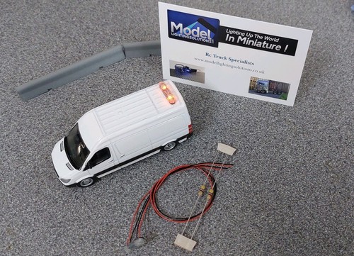 Scale flashing beacon - 1:76, for