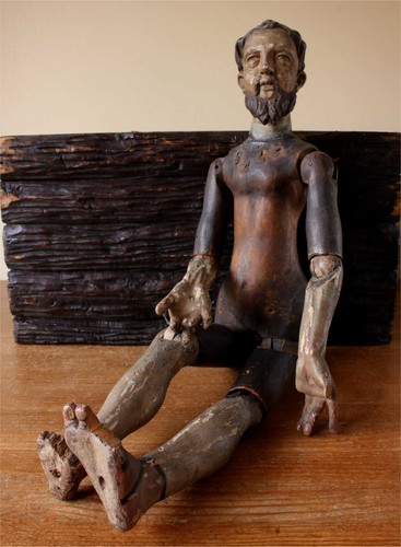 Antique wooden articulated - antique,