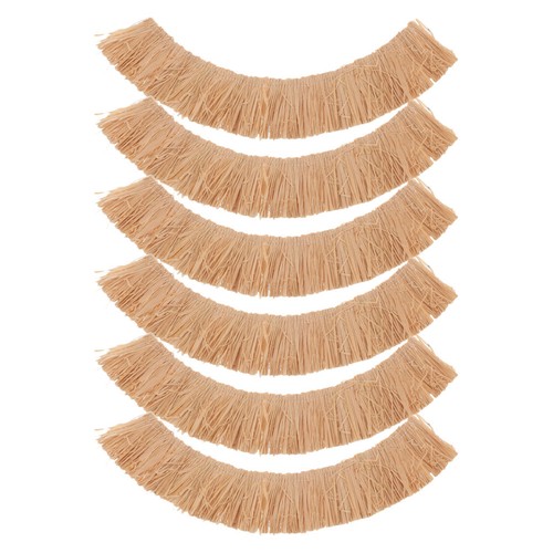 6pcs fake thatch roof - 6pcs,
