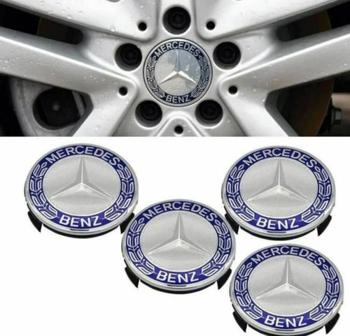 Blue mercedes benz - blue,