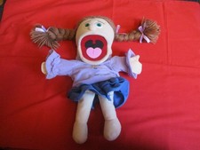 Amy Peach Silly Puppets Full Body Ventriloquist Doll Hand Puppet 13''