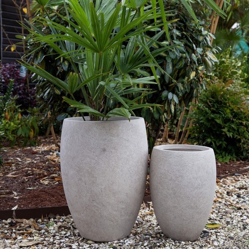 38cm rustic tall planter - 38cm,
