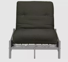 Up Single Metal Futon Frame - Silver ( FRAME ONLY )