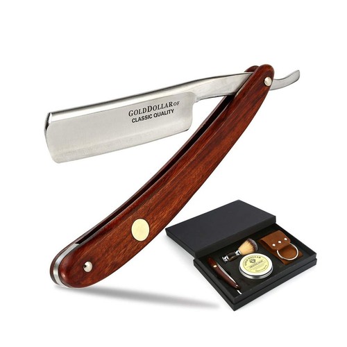 Straight razor gold dollar - razor,