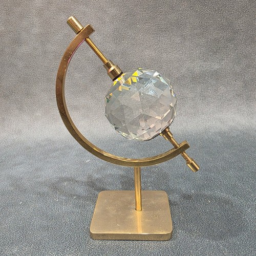 Vintage faceted crystal ball - vintage,
