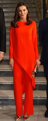 Large zara orange red long - large,
